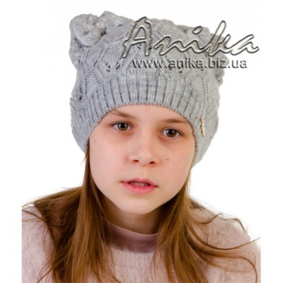 Шапка для дівчинки "Ажур"